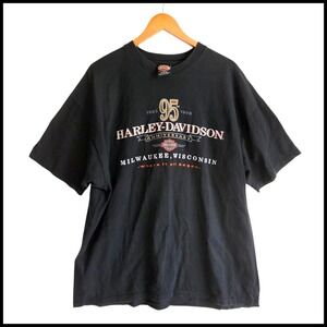Harley-Davidson 95th Anniversary‎ Milwaukee Wisconsin Graphic T-Shirt XXL